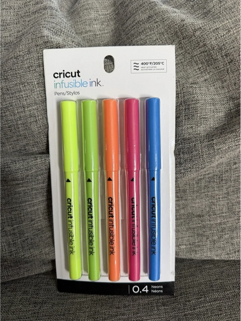 Cricut Infusible Ink Markers Neons Set 0.4 New Pack Of 5